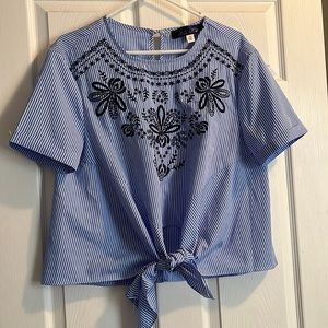 Blue Rain Top